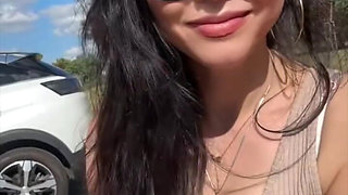 Smoking Outside in My Glasses and Joking