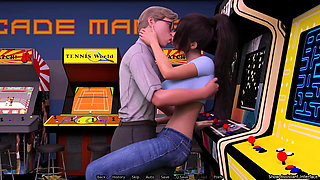 Tittyfucking in the Hot Tub - Sexbot Bailey Route #2 - Animated Sex Game