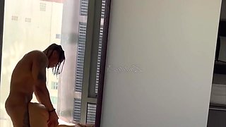 Phat Bum Lightskin Ebony Takes BIG BLACK PENIS