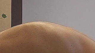 Hot Wife Massages Herself, Hairy Pussy, Big Tits, Big Ass.