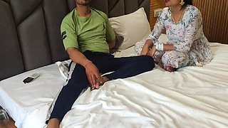 Naughty Indian Bhabhi Teaches Virgin Teen Devar How to Fuck - Hardcore Desi Sex