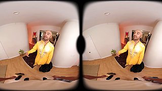 Indian hot MILF VR Blowing cock