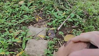 Outdoor Creampie for Horny Filipina (we Almost Got Caught)