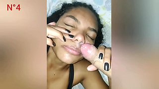 Stepdaughter in the Best Scenes Compiled From Deepthroat and Cum
