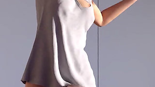 Cute Transgender Ginger Babe Wakes up with Her Cock Hard Ass Fuck