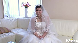 Lustful asian bride breathtaking porn scene