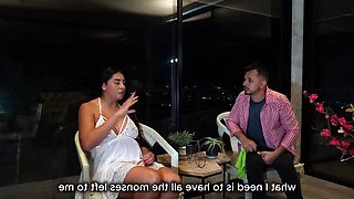 Horny Latina Melani Rincon Gives Her Pussy To The Gardener In Doggy Style Threesome