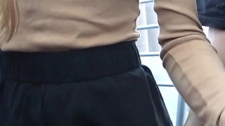 Hot Classmate Jerks off and Sucks Under the School Desk!