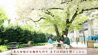 Old guy scores young girl Anita in the park