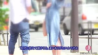 Hot Japanese Wife Fucks Stranger Raw - Creampie & Big Tits - WA-354