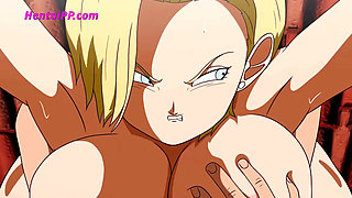 From Training to Temptation: Android 18 & Master Roshi Hardcore Sex ( Cartoon XXX Parody )