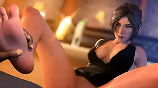 Lara Croft takes strong BBC in tight pussy