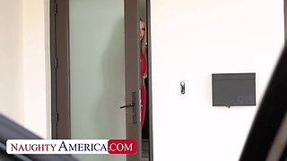 Gorgeous, but NAUGHTY BLONDE WIFEY Can't Resist Black Cock!