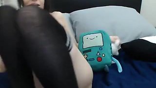 Cute Emo Teen Panties In Pussy On Webcam