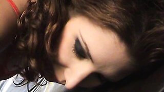 Stephanie Sierra is trying double penetration with two big cocks