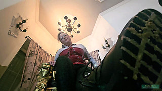 Monika Schmidt Under My Dirty Boots Slave Lick Crushing Waste Giantess POV