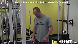 Ginger Teen 18+ Beauty Plowed In Gym While Cuckold Jock Watches