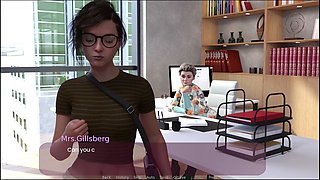 Milf lecturer Mrs. Gillsberg takes charge of petite Asura