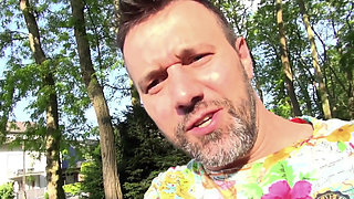 Lovely tattooed redhead gets a warm load in her mouth