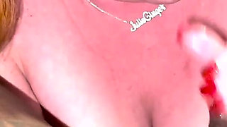 Anal Training on Julie Ginger and POV BBC Deepthroat Blowjob Double Feature!