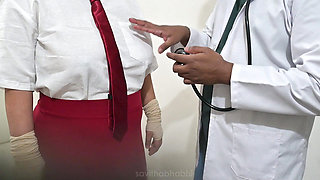 Indian doctor having fun sex with college girl