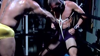 Jock Bryce Pierce tantalizes Luca Ciccone by toying and pinning his puffies
