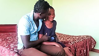 Cute African Couple First Sex Tape