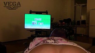 Stepbrother And Stepsister Fuck In Front Of The Tv