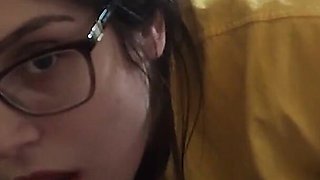 Eye Contact Tonguejob Swallow