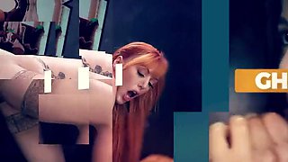 GloryholeSecrets - Juicy Brunette Swallows Tons Of Cum At The Gloryhole