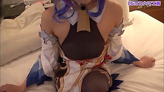 Cosplay girls have an orgy in a hotel.