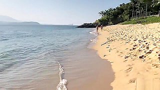Putaria na Ilha - Boquete na Praia, sexo com vista pro mar e duas gozadas - Dread Hot
