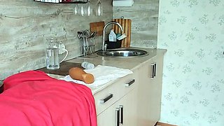9-Month Pregnant MILF Plays, Sucks, and Gets Creampied