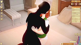 Smash the busty babe in this live action with Miho Nishizumi, silent during the steamy scenes