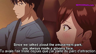 Massive Pussy Fingering Orgasm in the Car, He Squirting all Over(Hentai)Subbs