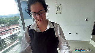 An unexpected gift for my stepsister and a comforting blowjob!