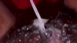 Young Woman with a Creamy Pussy