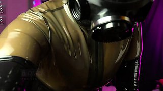 Sharon nylons fetish rubber toy masturbation movie