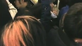 Schoolgirl groped by Stranger in a crowded Educate 08