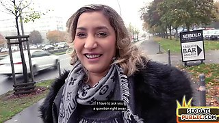POV Naughty cougar doggystyled in public