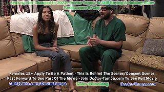 Become Doctor Tampa, explore sisters Aria Nicole and Angel Santana side by side for their first gyno exam!!!