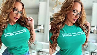 Busty Blonde Stepmom’s Creamy Passion in a Wild Rush