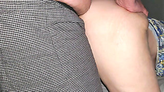 Step son pulled out his dick and fuck step mom pussy in doggystyle