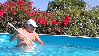 Meg and the Pool Cleaner