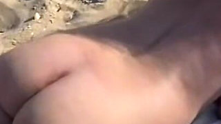 Stripping on the Public Beach