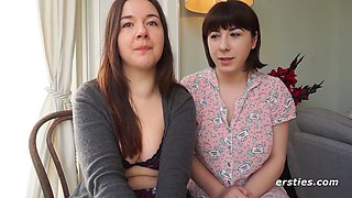 Brunette beauty Leah gives Kriss intense pleasure