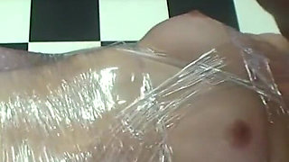 Teeny experienced bondage fuck with three dicks - Part 1