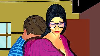 Neha Bhabhi Hot Step Mom Fucks Step Son - Big Tits, Blowjob & Tight Pussy - Indian Desi Sex