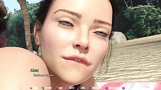 College Kings 153 - Alex Fingers and Fucks Lauren on the Beach Under the Stars
