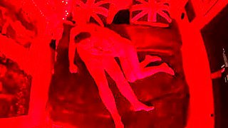 Hot Amateur Couple Fucking in Red - Blowjob & Missionary Sex